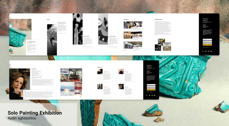 Art gallery by Samin Rfard on Dribbble