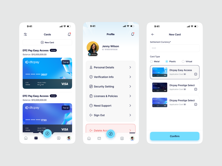 DTC Pay App by Tribhuvan Suthar on Dribbble gallery 3