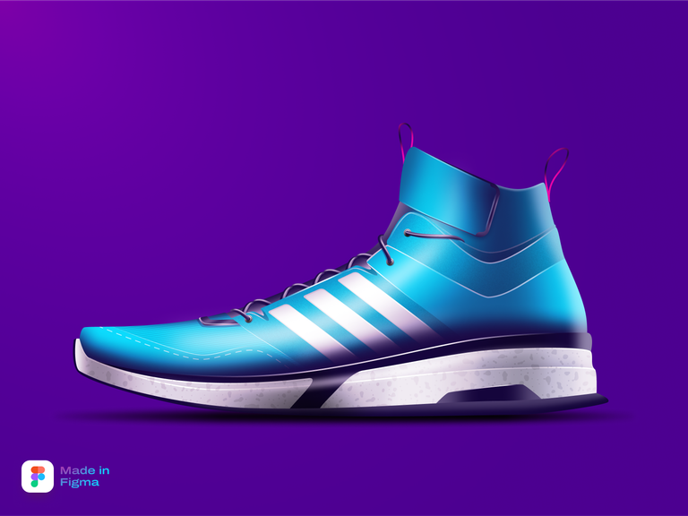 Adidas Shoes  Made in Figma by Tribhuvan Suthar on