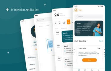 IV injection by Samin Rfard on Dribbble