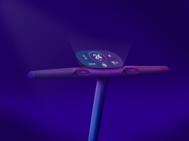 NEBULA Future E-Scooter made in Figma by Tribhuvan