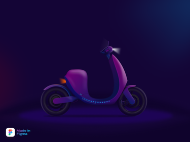 NEBULA Future Bike by Tribhuvan Suthar for overlay