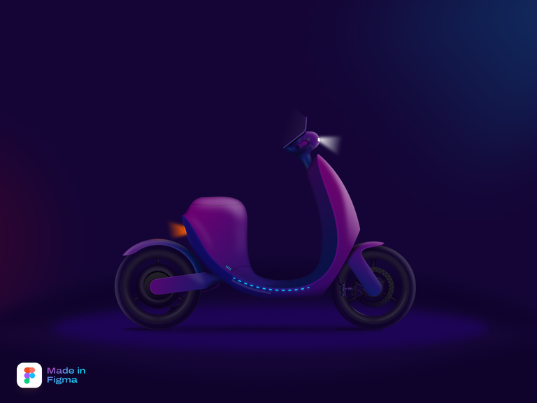 NEBULA Future Bike by Tribhuvan Suthar for overlay