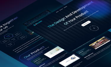 Landing page by Samin Rfard on Dribbble
