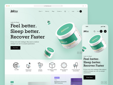 Redesign E-com Website Potterhemp by Tribhuvan Su