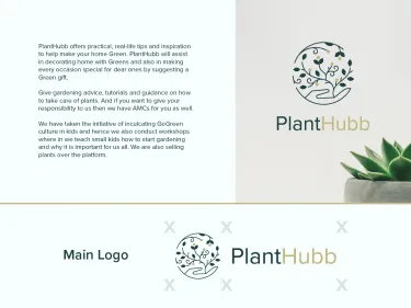 PlantHubb Logo Design & Branding gallery 2
