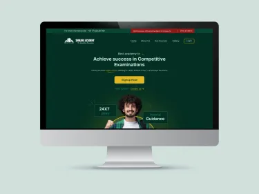 Landing page redesign for www.shikaraacademy.com gallery 2